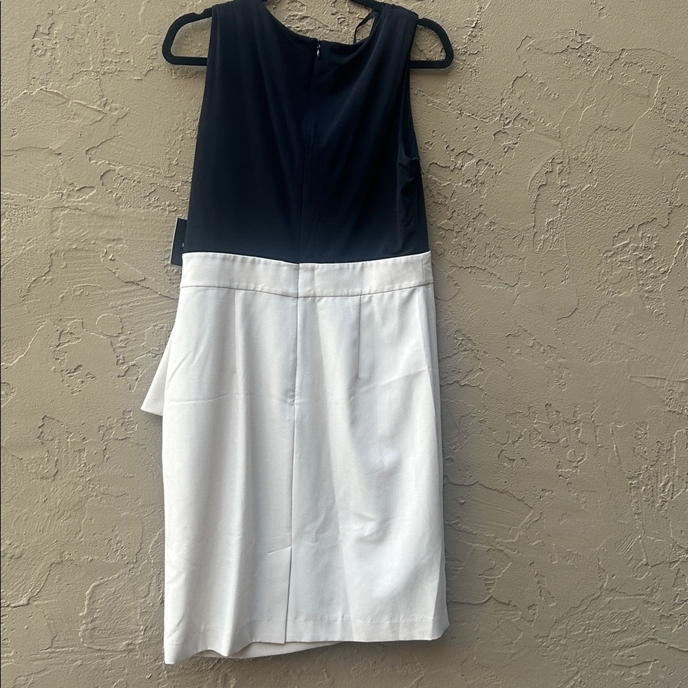 🎉HOST PICK🎉 Ellen Tracy Two-Tone Draped Sheath Dress - Picture 2 of 7